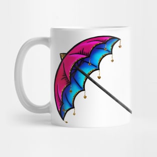 Pink & Blue Umbrella Mug